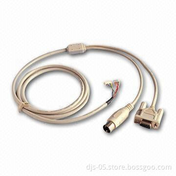 5-pin/4-pin Housing to DB9F and DIN5M Multimedia Cable with High Performance